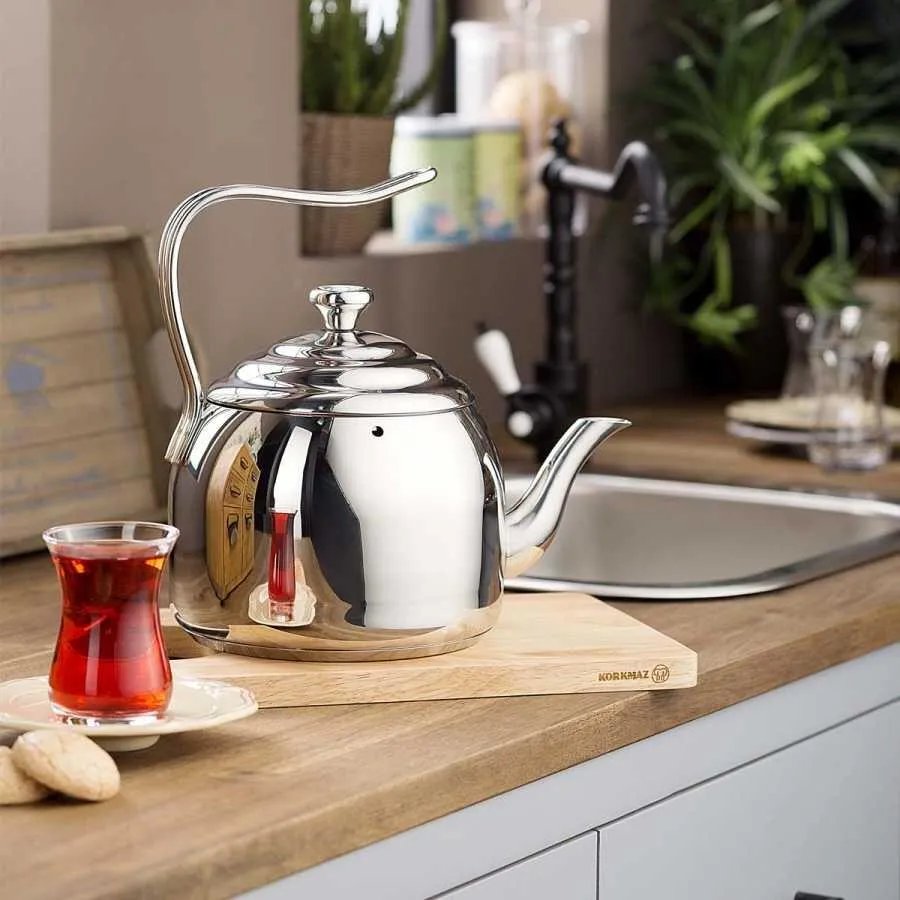 Korkmaz Droppa 2.7 lt Teapot A054