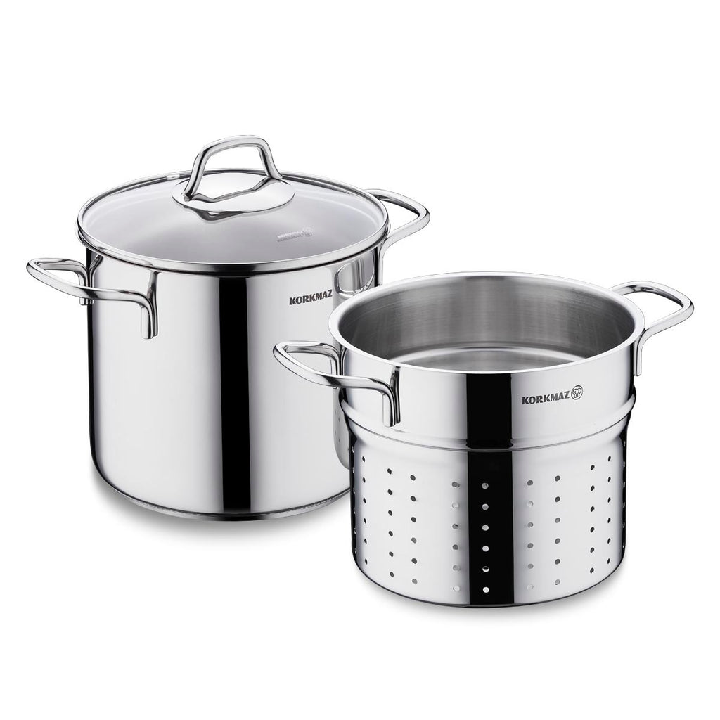 Korkmaz Perla 20x18 cm Spaghetti Cookware Set A1523