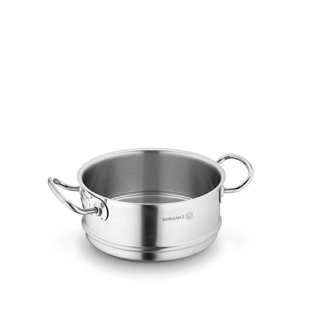 Korkmaz Proline Steam Cooker 20x10 cm Satin A2771