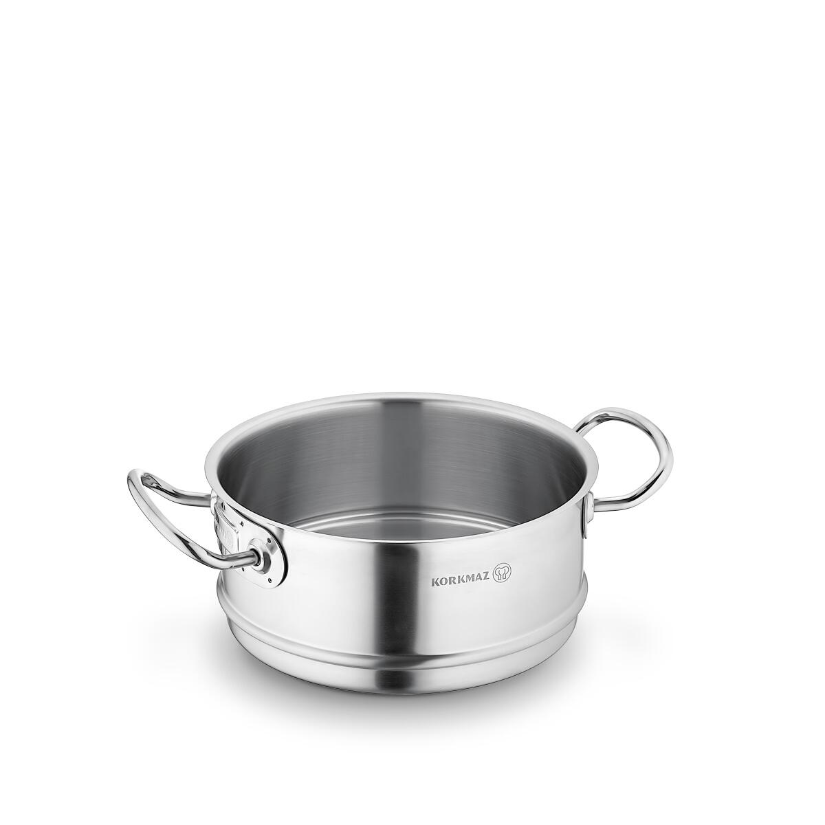 Korkmaz Proline Steam Cooker 20x10 cm Satin A2771